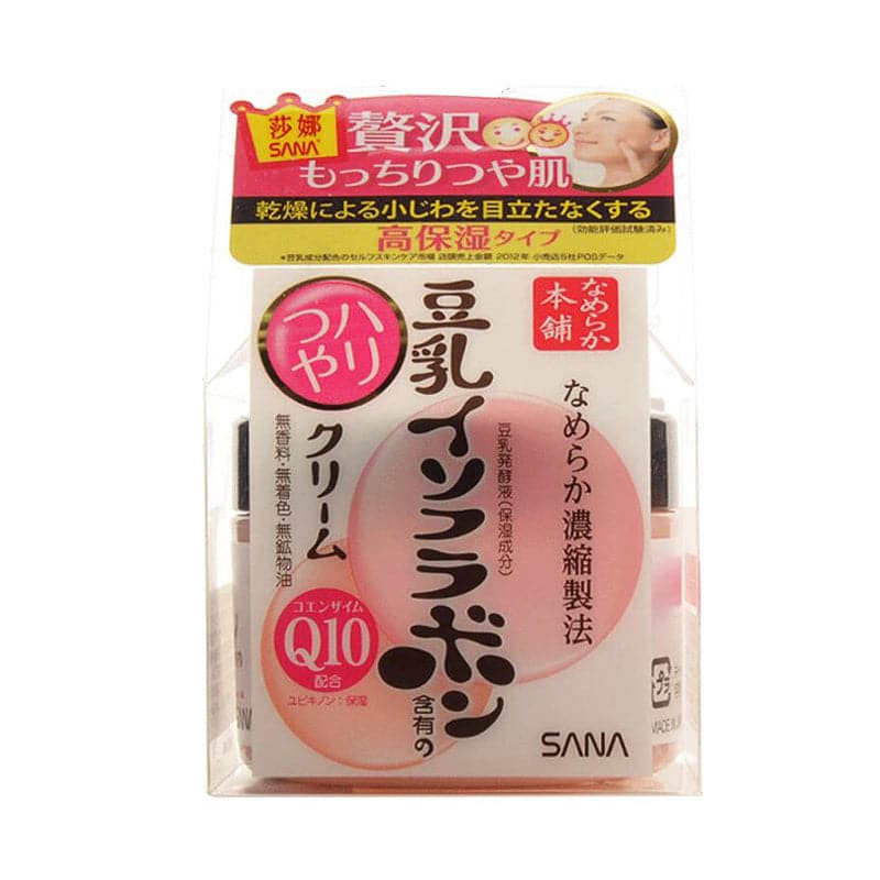 Japan SANA-Soy Milk Q10 Elastic Skin Cream 50g 