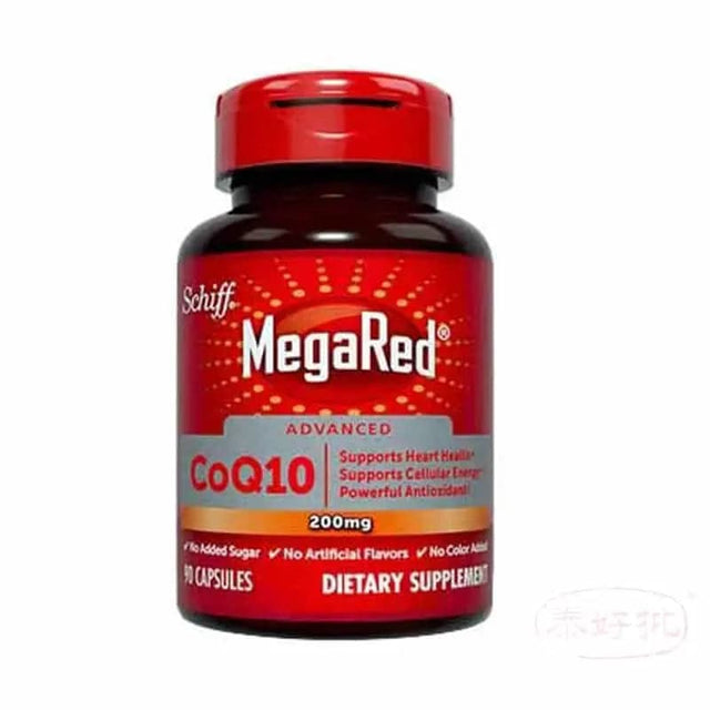 Schiff MegaRed 輔酶Q10 200mg 90粒 泰好批—網絡批發直銷