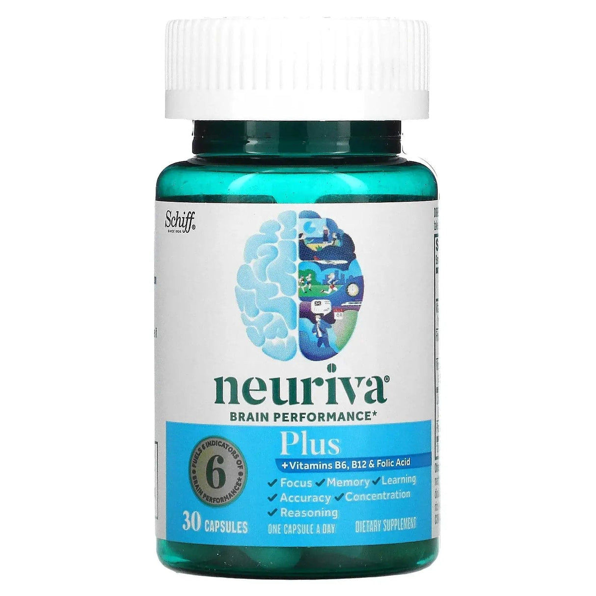 Schiff, Neuriva Brain Performance Plus, 30 Capsules Schiff