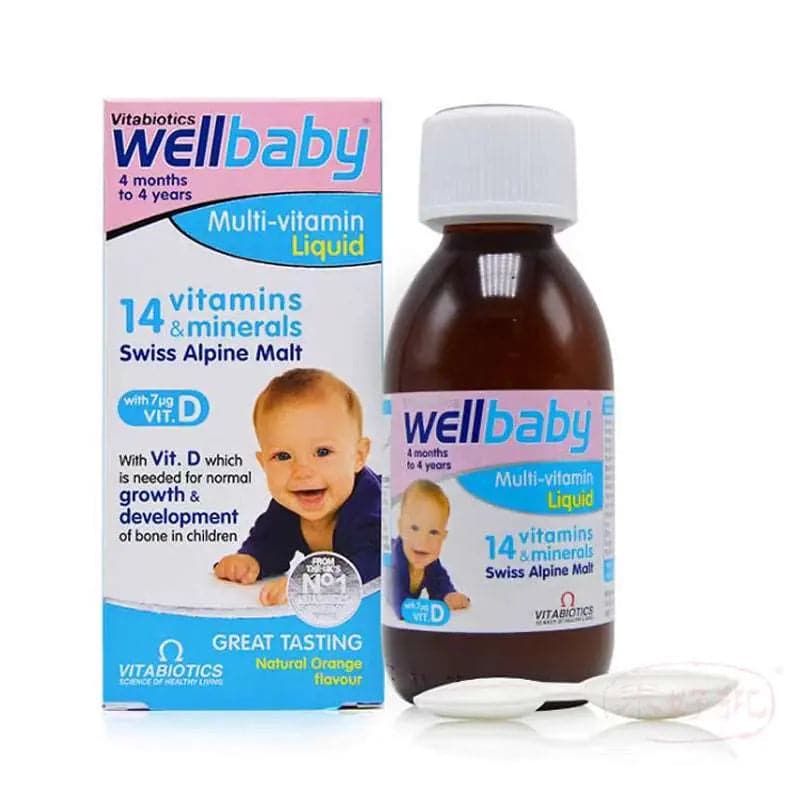 [英國] Wellbaby 維生素液體 Multi-vitamin Liquid 150ml 泰好批—網絡批發直銷