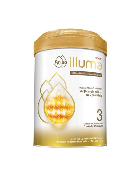 Wyeth ILLUMA® ATWO A2 Beta-Casein No. 3 Toddler Growth Formula 850g 